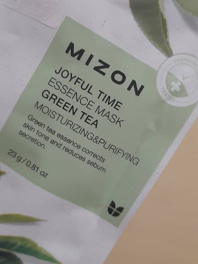 Mizon Joyful Time Essence Mask Green Tea review photo by skinwithe1