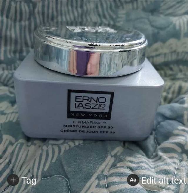 Erno Laszlo Firmarine Moisturizer SPF30 review photo by BearyNancy