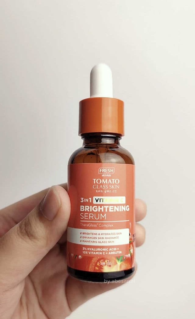 Fresh Skinlab Tomato Glass Skin 3in1 Vitamin C Brightening Serum review photo by byabesarmi
