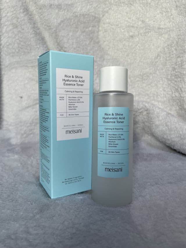 Meisani Rice & Shine Hyaluronic Acid Essence Toner review photo by AndreaSegovia04