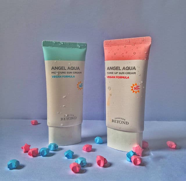 Beyond Angel Aqua Tone Up Sun Cream SPF50+ PA++++ review photo by nrzlkha