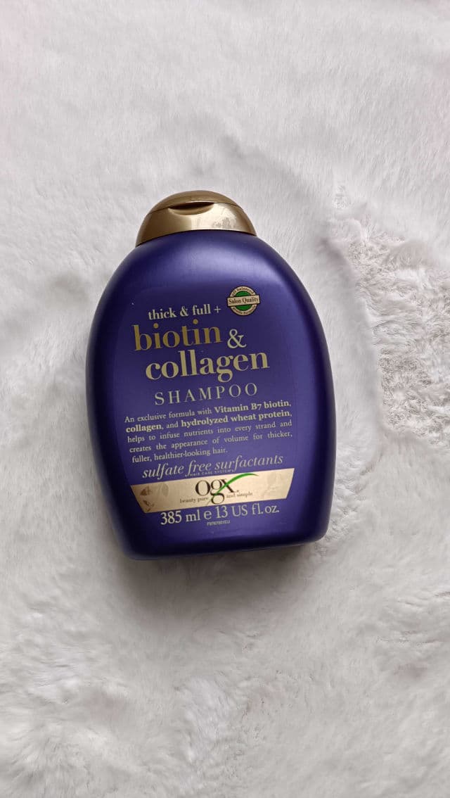 OGX Thick & Full Biotin and Collagen Hair Thickening Conditioner review photo by Emmasimple