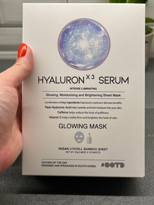 OOTD BEAUTY Triple Hyaluronic Acid Serum Mask review photo by Alittlepieceofpie