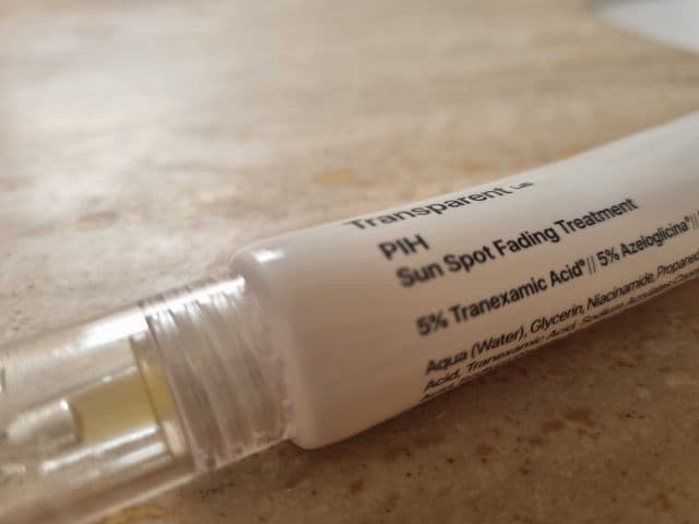 Transparent Lab PIH Sun Spot Fading Treatment review photo by DomiN