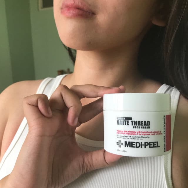 medi-peel Premium Naite Thread Neck Cream review photo by ByAngellll