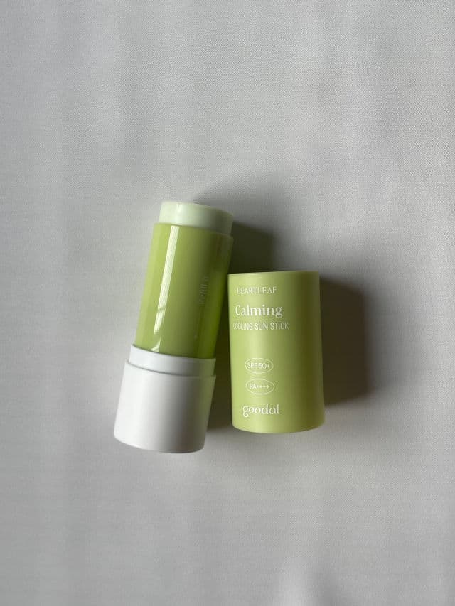 GOODAL Heartleaf Calming Cooling Sun Stick SPF50+ PA++++ review photo by matchaluver