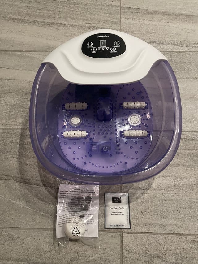 Homedics Salt-N-Soak Footbath with Heat Boost review photo by stylishselections