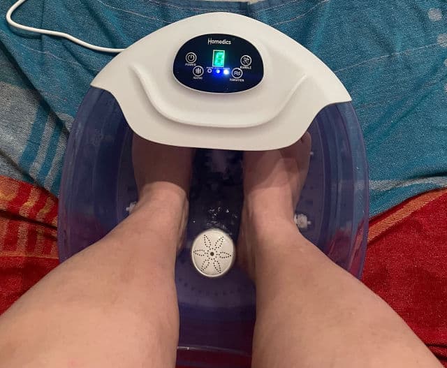 Homedics Salt-N-Soak Footbath with Heat Boost review photo by stylishselections