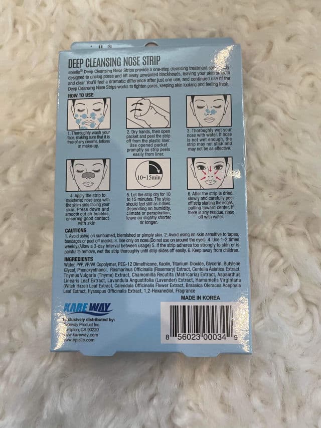Epielle Deep Cleansing Nose Strip review photo by stylishselections