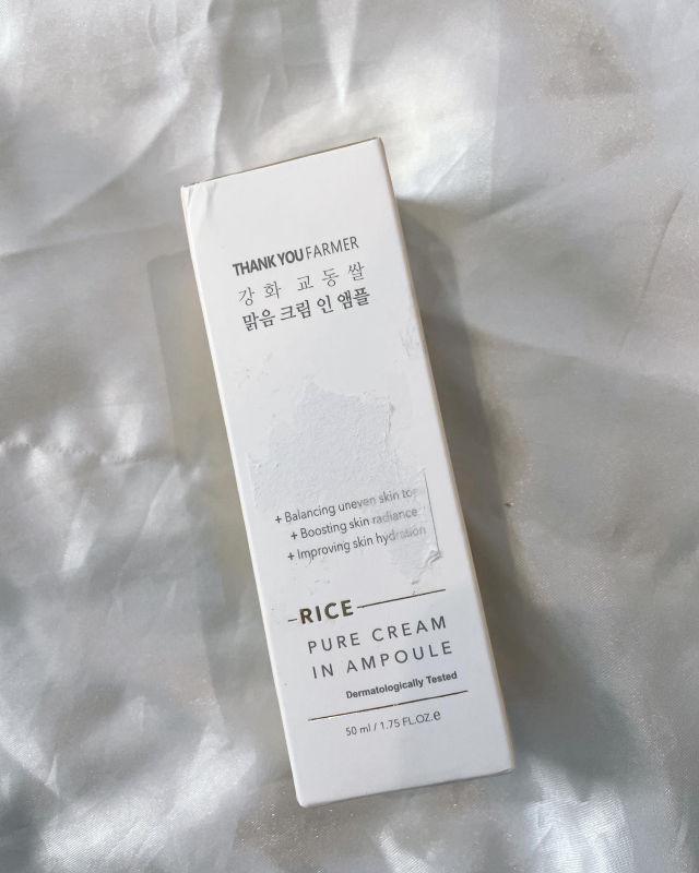 Rice Pure Cream in Ampoule product review