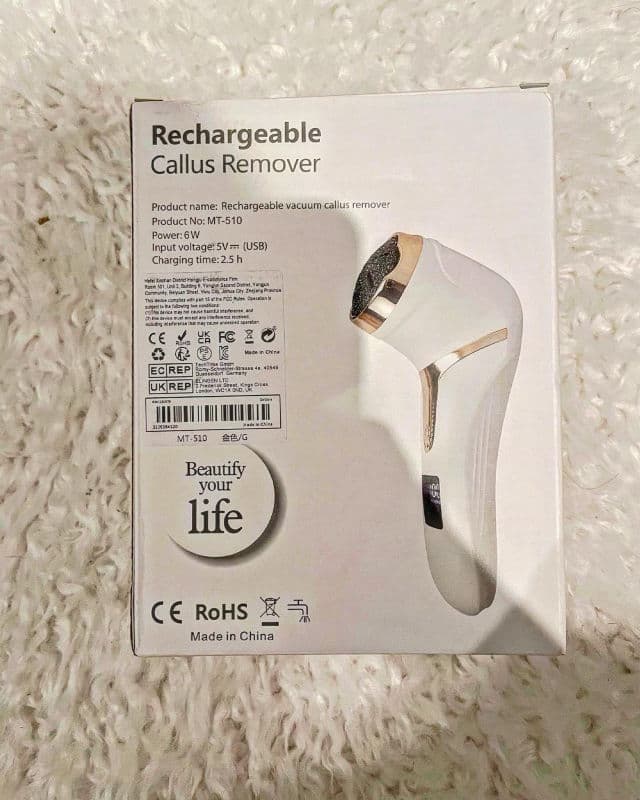 Temu Electric Feet Callus Remover review photo by stylishselections