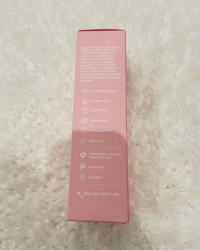 Start Fresh Clarifying Foam Cleanser product review