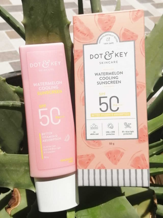 Dot & Key Watermelon Cooling Sunscreen SPF 50 PA+++ review photo by Rijola