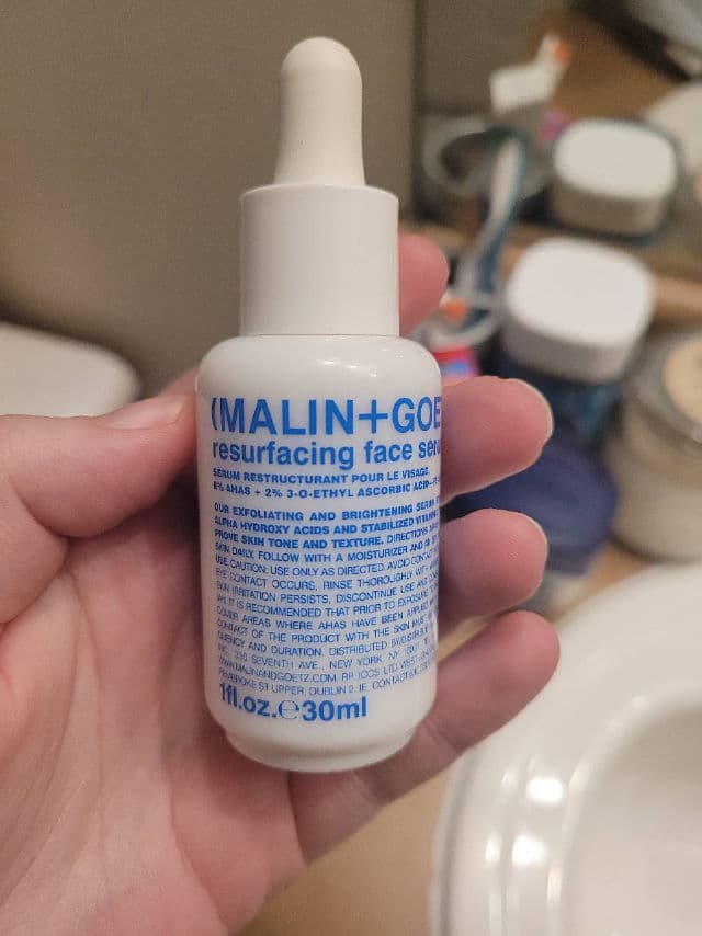 MALIN + GOETZ Resurfacing Face Serum review photo by Mary0908