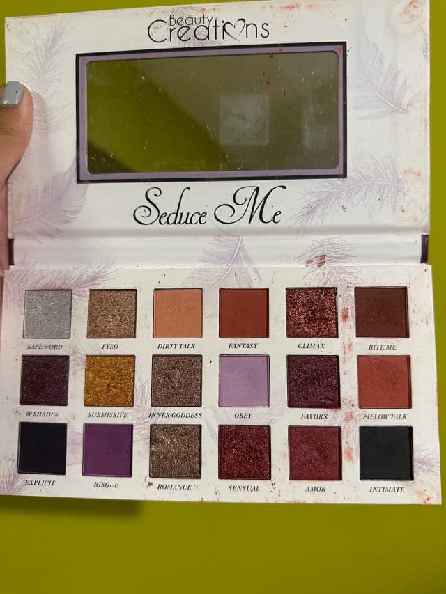 Beauty Creations Seduce Me Eye Shadow Palette review photo by rbkdevelasco