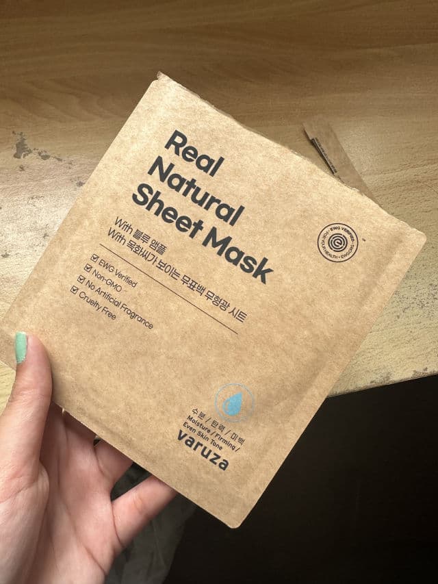 Varuza Real Natural Sheet Mask With Blue Ampoule review photo by rbkdevelasco
