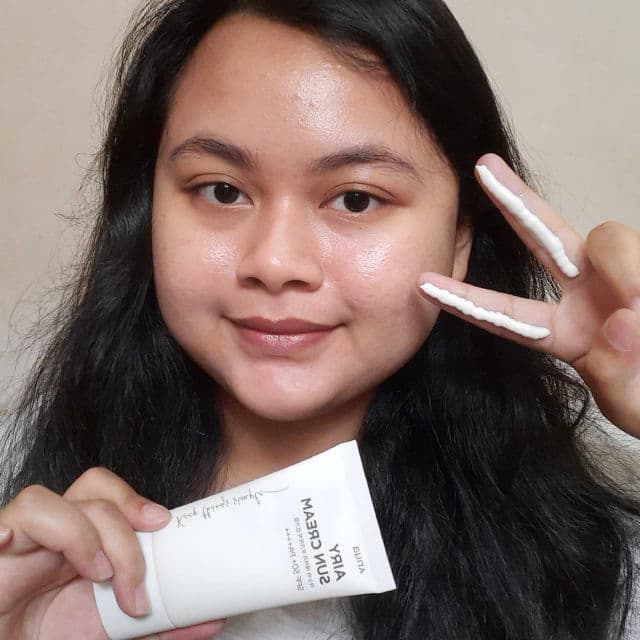 ANUA Airy Sun Cream SPF50+ PA++++  review photo by dindaskind