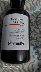 Minimalist Polyhydroxy Acid (PHA) 03% Toner review photo by qwertyuiopp