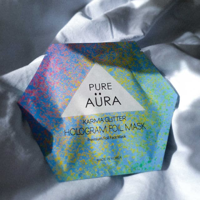 Pure Aura Karma Glitter Foil Facial Face Sheet Mask review photo by SiAnastasia