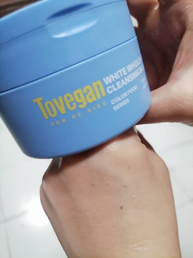 Tovegan White Wholesome Cleansing Balm review photo by magentavillegas