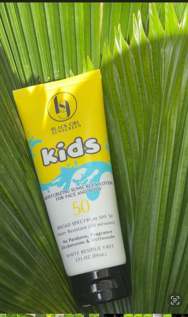 Black Girl Sunscreen BGS Kids SPF 50 review photo by pearlbaby