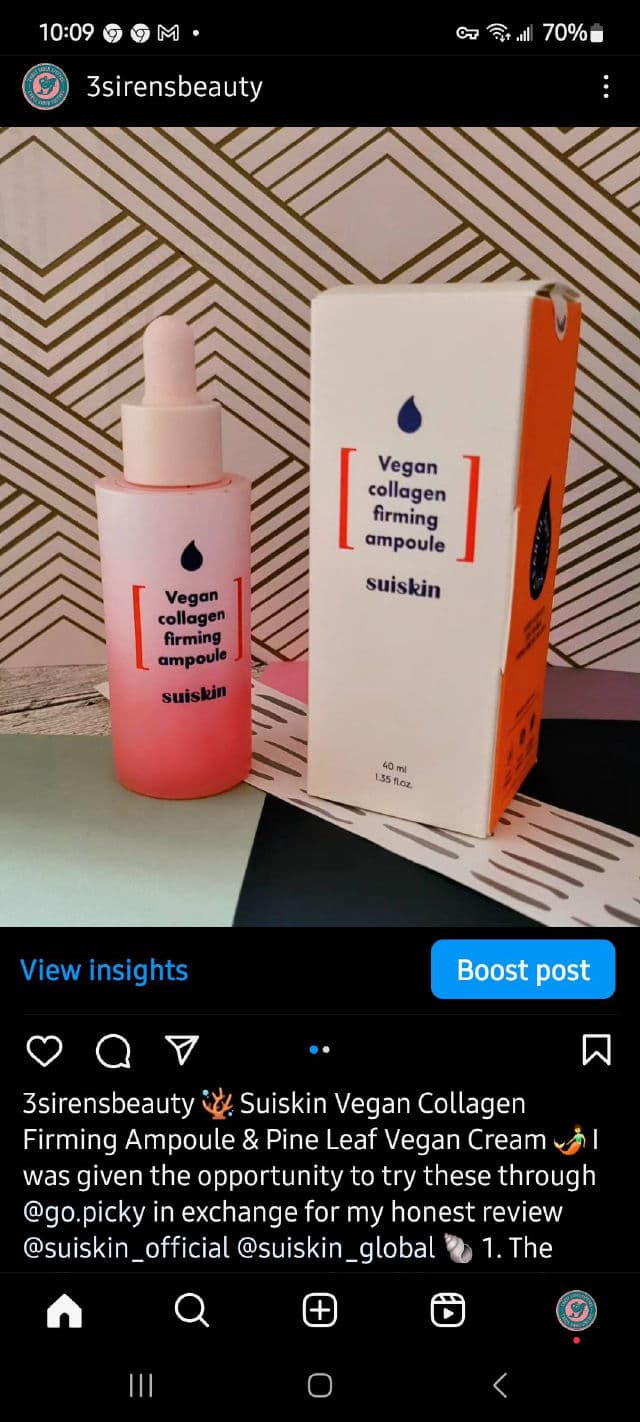 Suiskin Birch Drop Vegan Ampoule review photo by DaniLee