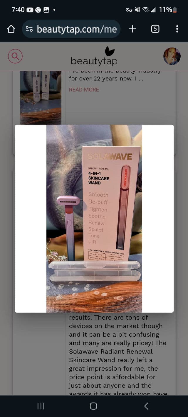 SolaWave Renew Complex Conductive Serum review photo by DaniLee