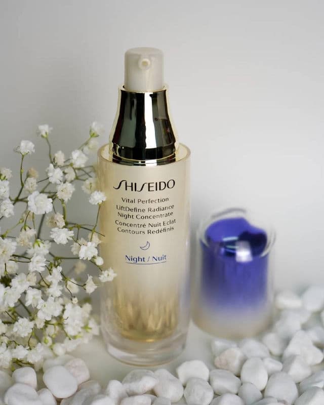 Shiseido Vital Perfection LiftDefine Radiance Night Concentrate review photo by lauryte