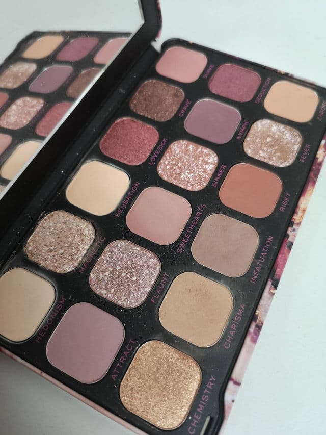 Makeup Revolution Forever Flawless Regal Romance Eyeshadow Palette review photo by lauryte