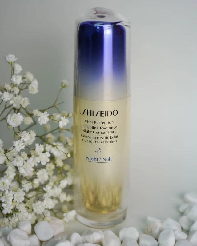 Shiseido Vital Perfection LiftDefine Radiance Night Concentrate review photo by lauryte