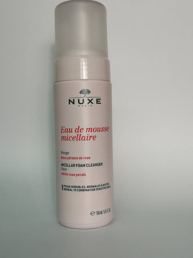 Nuxe Micellar Foam Cleanser with Rose Petals review photo by lauryte