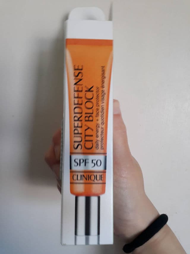 Clinique Superdefense City Block SPF 50+ Daily Energy + Face Protector review photo by louise222