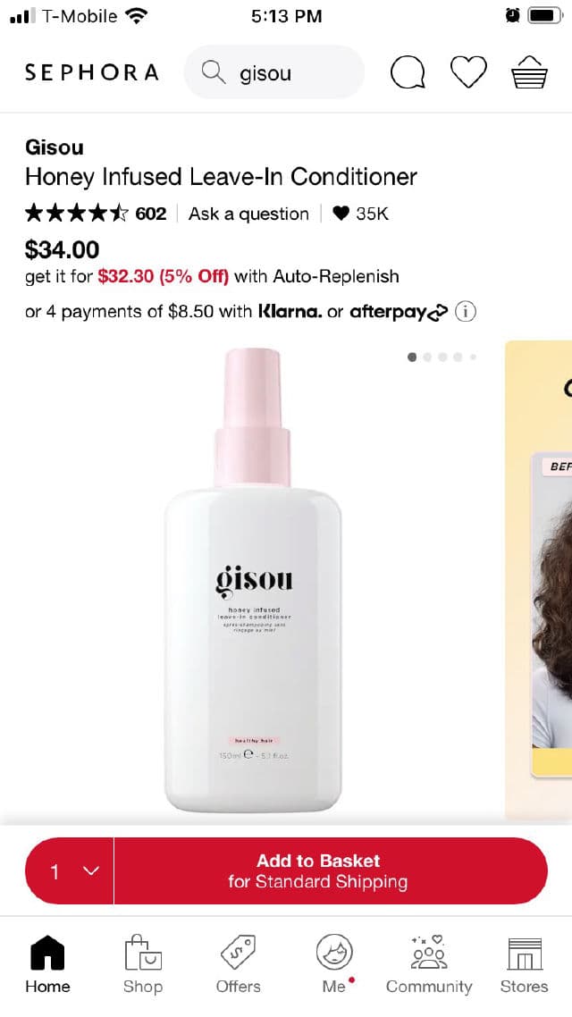 Gisou Honey Infused Leave-In Conditioner review photo by Cinnamobun