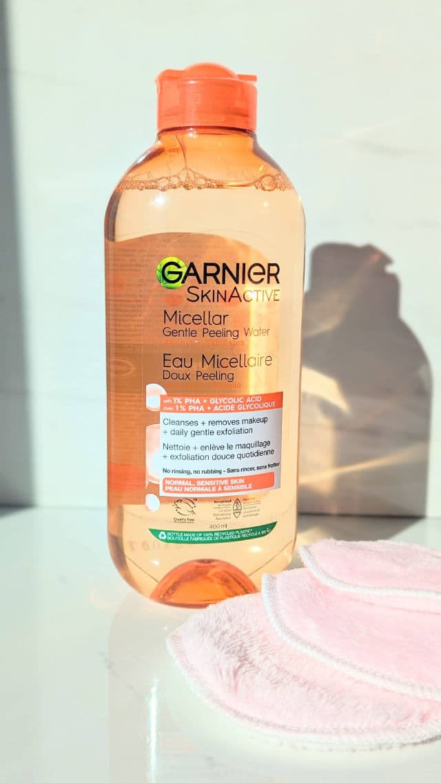 Garnier Acqua Micellare Peeling Delicato review photo by cozycritique