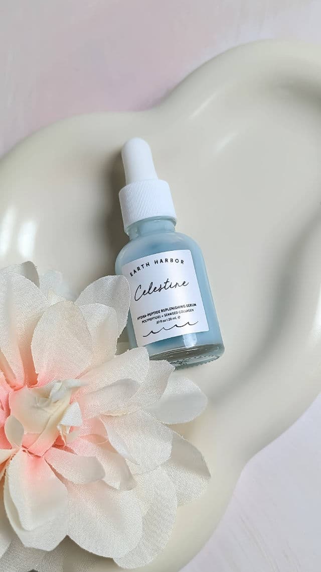 Earth Harbor Naturals Celestine Hydra-Plumping Peptide Serum review photo by cozycritique