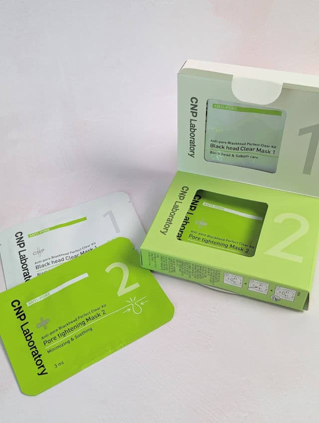 CNP Laboratory Anti-Pore Blackhead Clear Kit - Mask 2: Pore Tightening Mask review photo by cozycritique