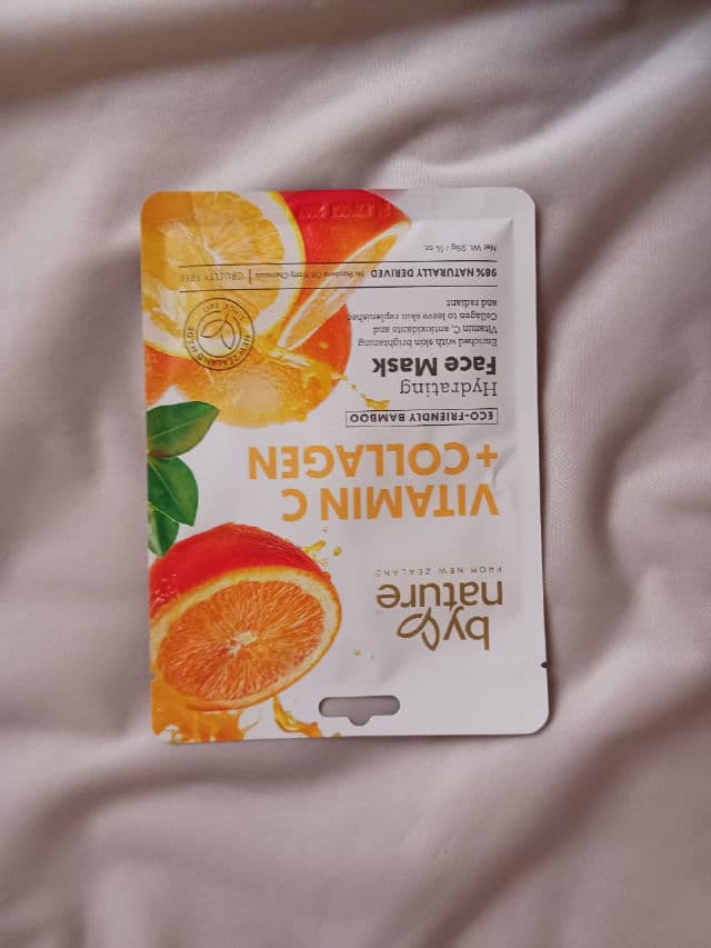 By Nature Vitamin C + Collagen Sheet Face Mask review photo by Zadreanna