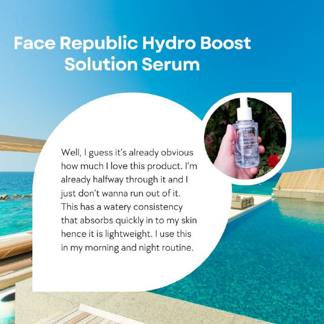 Face Republic Hydro Boost Solution Serum review photo by riapark13