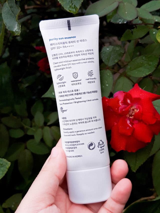 Face Republic Purity Sun Essence SPF50+ PA++++ review photo by riapark13