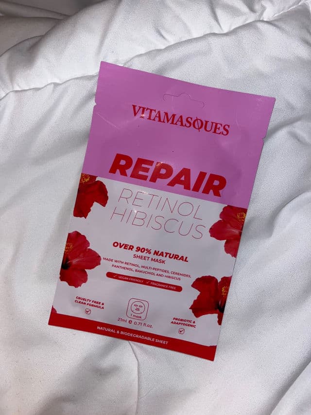 Vitamasques Plant Retinol Pomegranate Face Sheet Mask review photo by SincerelyHope