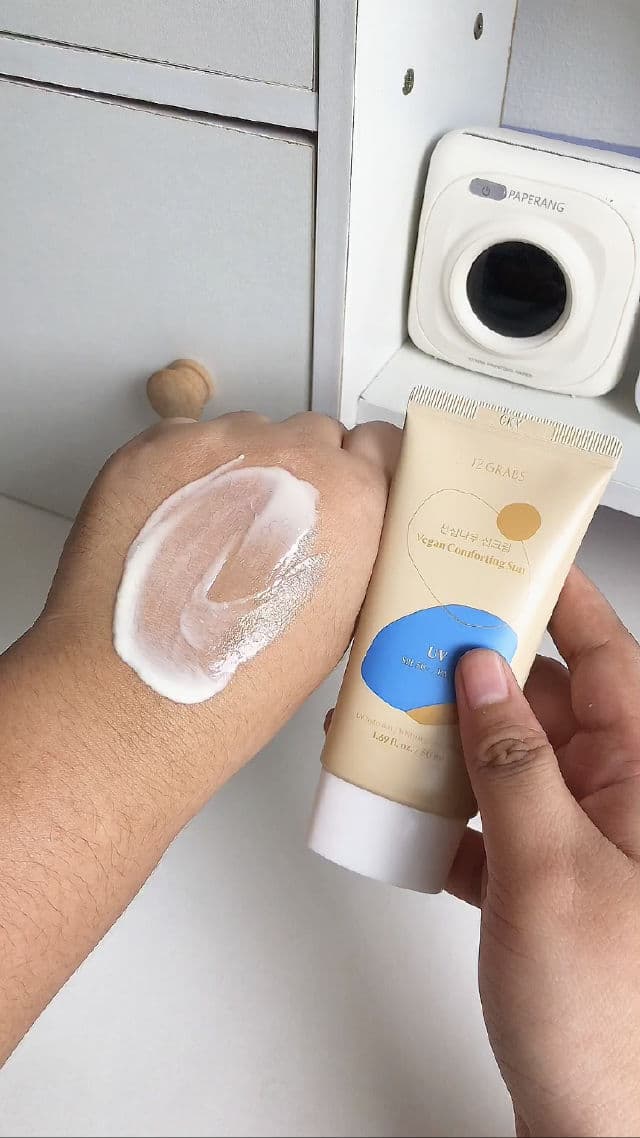 12GRABS Vegan Comforting Sun Cream review photo by rxhnygwce