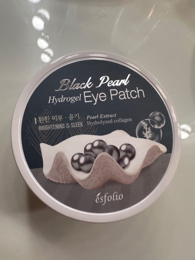 ESFOLIO Black Pearl Hydrogel Eye Patch review photo by kirstinangela