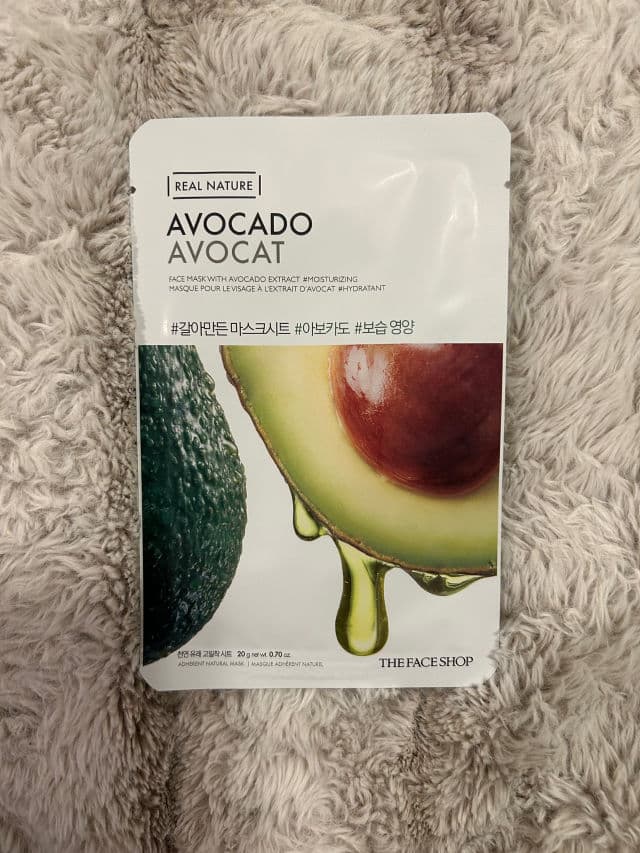 Real Nature Face Mask (Avocado) product review