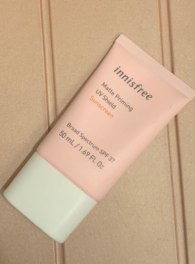 INNISFREE Matte Priming UV Shield Sunscreen SPF37 review photo by Vonnish