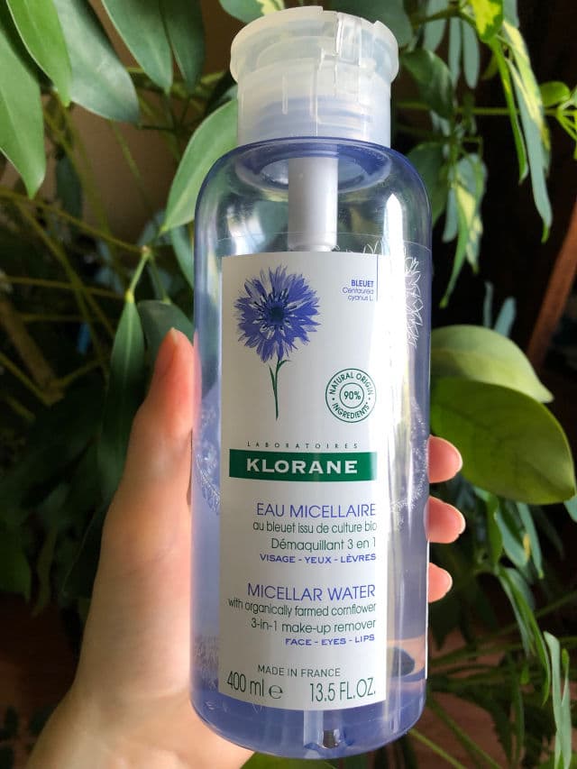 Klorane Micellar Water with Organically Farmed Cornflower review photo by kuuipogirl