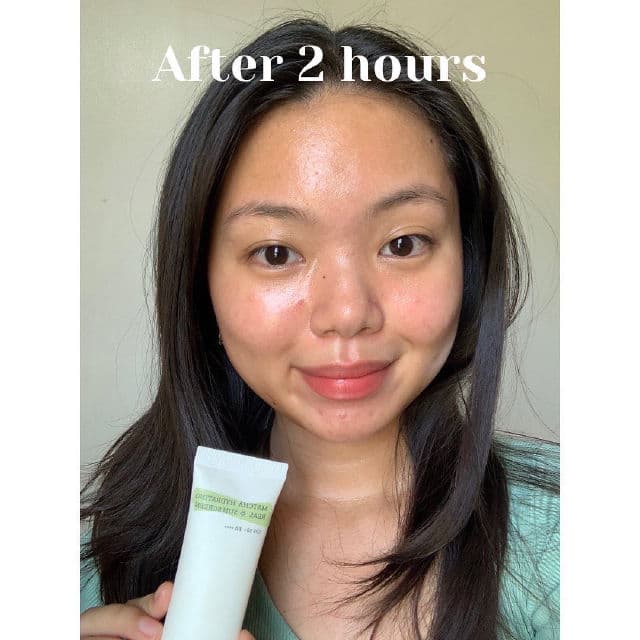 B_LAB Matcha Hydrating Real Sun Screen SPF 50+ PA++++ review photo by nyannieee