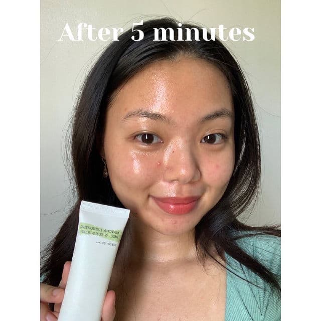 B_LAB Matcha Hydrating Real Sun Screen SPF 50+ PA++++ review photo by nyannieee
