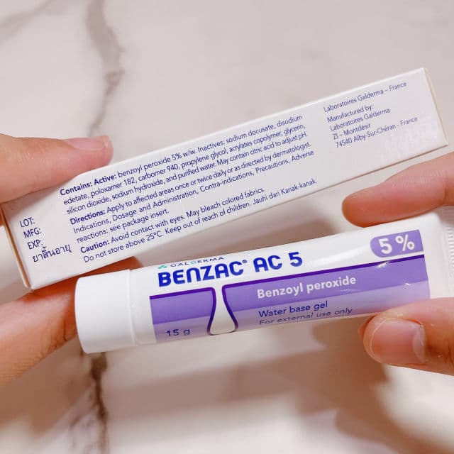 Galderma Benzac AC 5 review photo by MarinaRIN