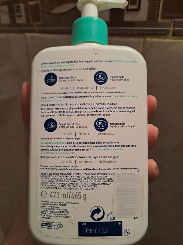 Foaming Facial Cleanser for Normal to Oily Skin product review