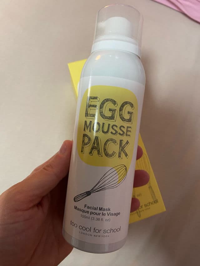 TOO COOL FOR SCHOOL Egg Mousse Pack review photo by Morenita1983